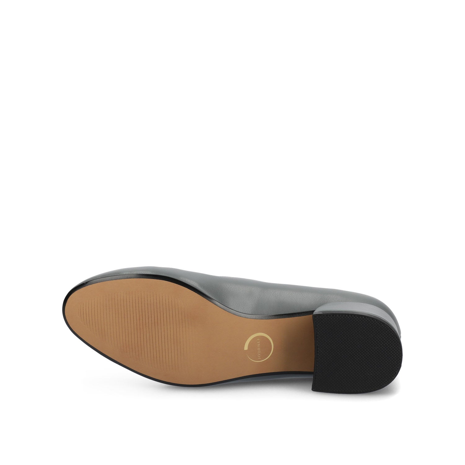 SAAR II VEGAN LEATHER PUMP HEELS IN WIDE - Slate PU