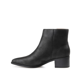 SADIYA ZIP-UP BOOTIES IN SUEDE