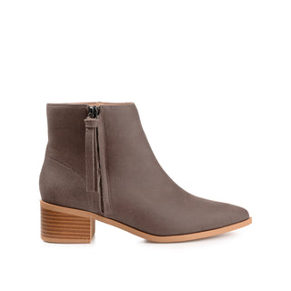 SADIYA ZIP-UP BOOTIES IN SUEDE