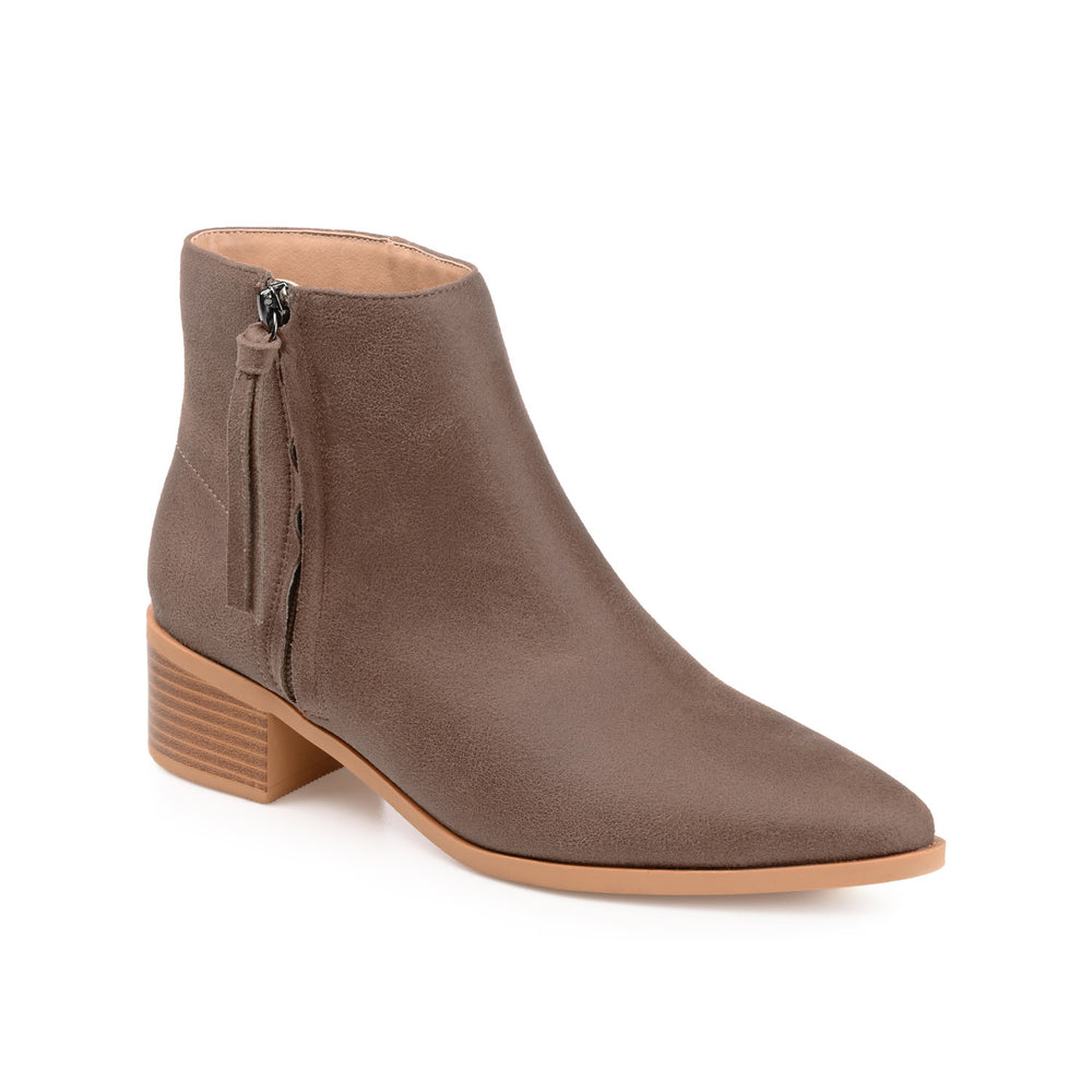 SADIYA ZIP-UP BOOTIES IN SUEDE