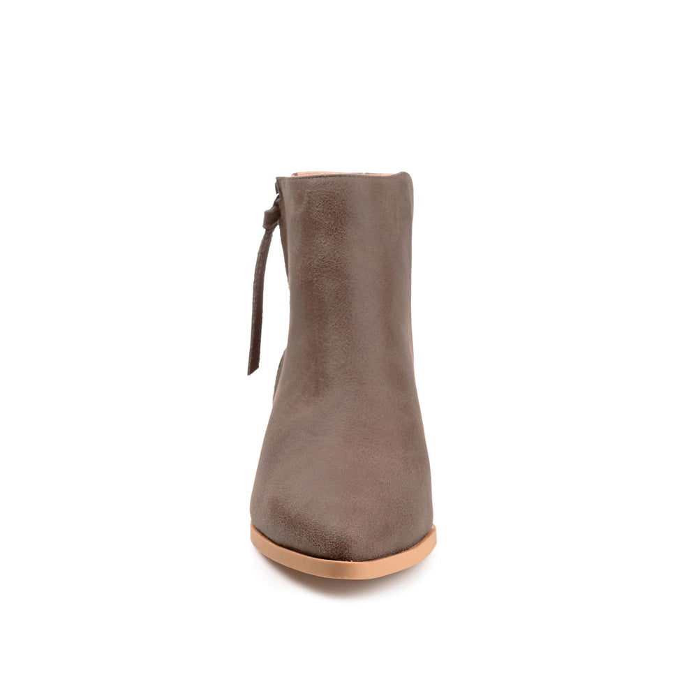 SADIYA ZIP-UP BOOTIES IN SUEDE