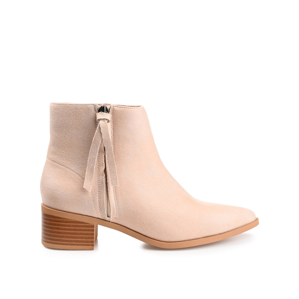 SADIYA ZIP-UP BOOTIES IN SUEDE