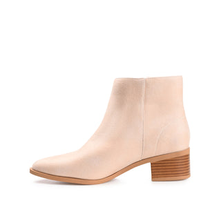 SADIYA ZIP-UP BOOTIES IN SUEDE