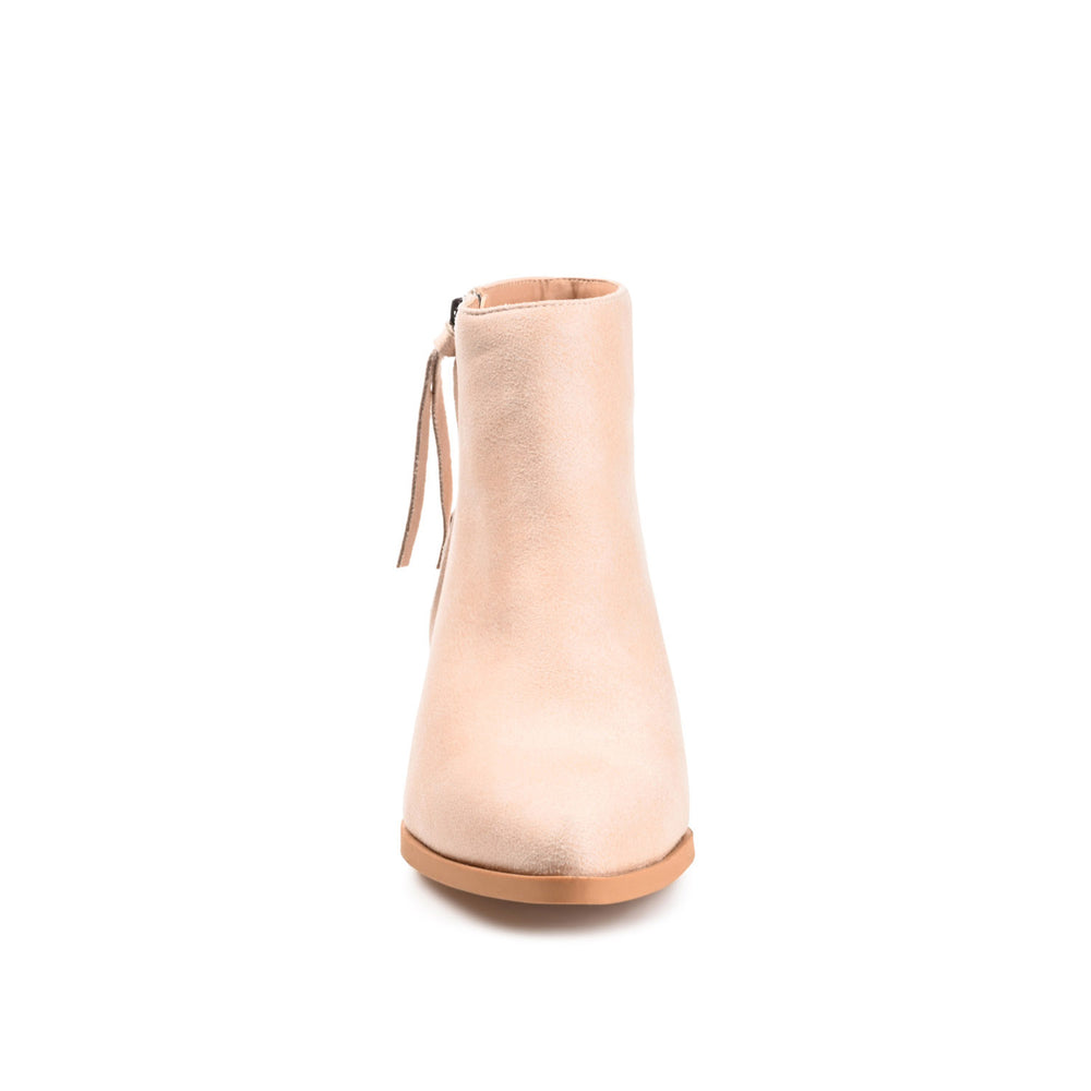 SADIYA ZIP-UP BOOTIES IN SUEDE