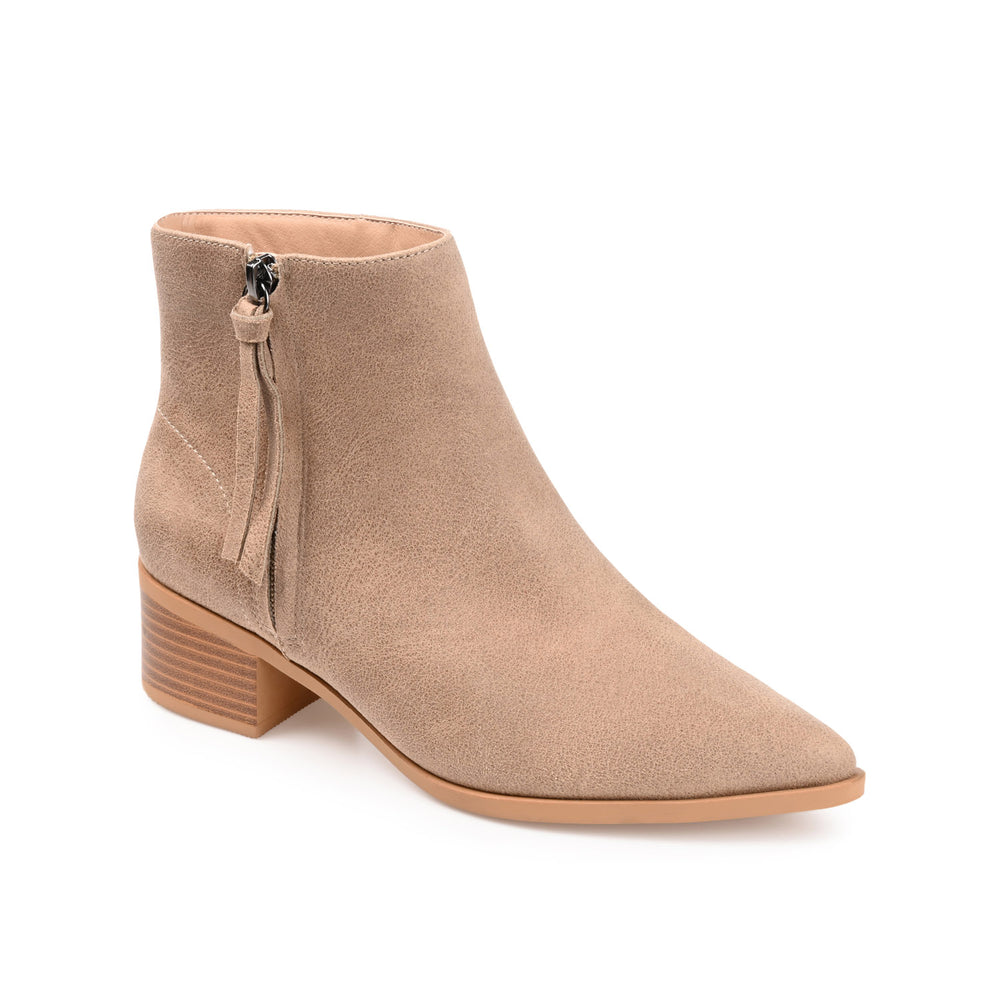 SADIYA ZIP-UP BOOTIES IN SUEDE