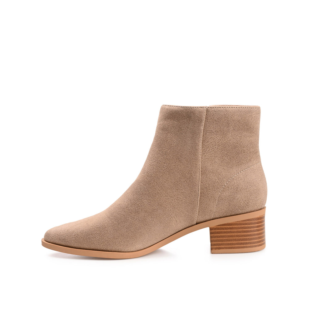 SADIYA ZIP-UP BOOTIES IN SUEDE