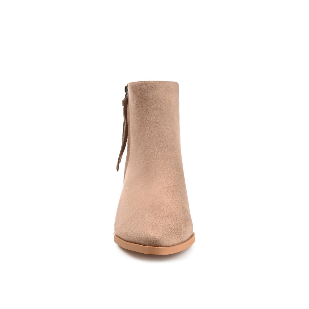 SADIYA ZIP-UP BOOTIES IN SUEDE