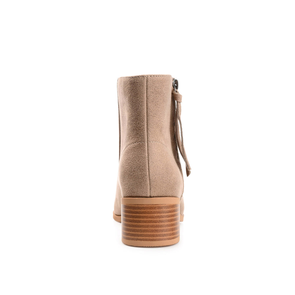 SADIYA ZIP-UP BOOTIES IN SUEDE