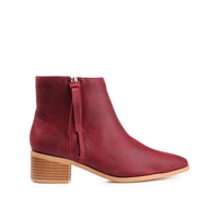 SADIYA ZIP-UP BOOTIES IN SUEDE