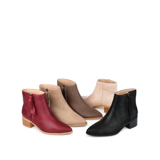 SADIYA ZIP-UP BOOTIES IN SUEDE