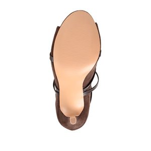 SAMARA STILETTO HEELED BOOTIES IN WIDE - Brown