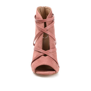 SAMARA STILETTO HEELED BOOTIES IN WIDE - Blush
