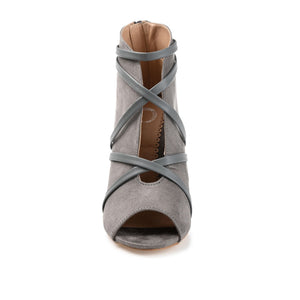 SAMARA STILETTO HEELED BOOTIES IN WIDE - Grey