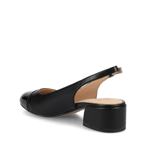 SAMMIE BLOCK HEELS IN WIDE - Black PU