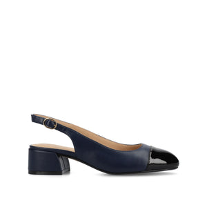 SAMMIE BLOCK HEELS IN WIDE - Navy PU