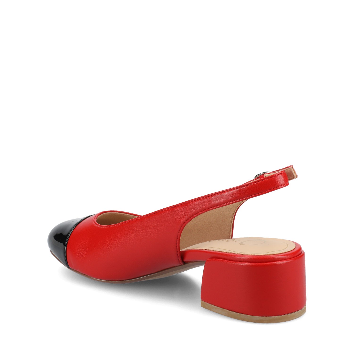 SAMMIE BLOCK HEELS IN WIDE - Red PU