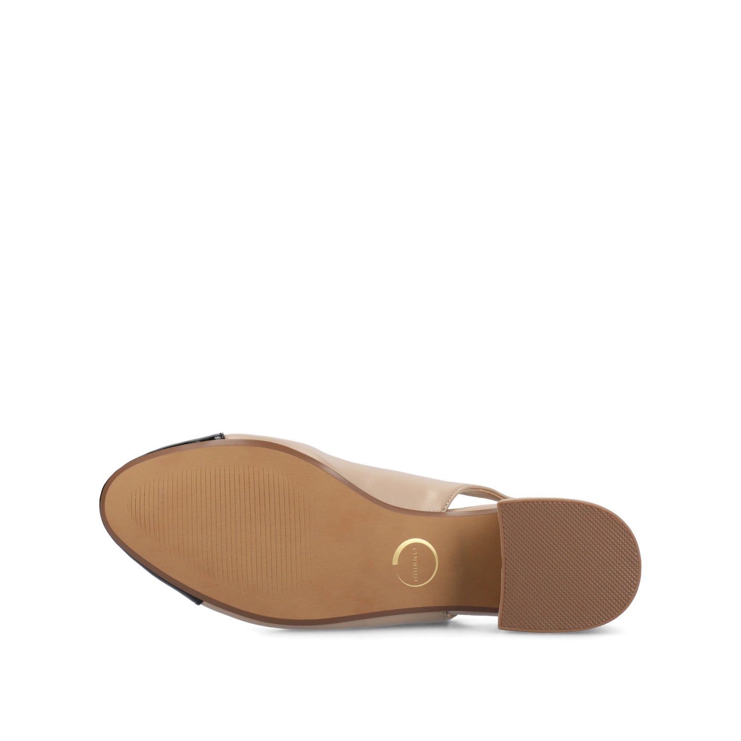 SAMMIE BLOCK HEELS IN VEGAN LEATHER - Taupe PU