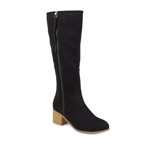 SANORA KNEE HIGH BOOTS IN FAUX SUEDE