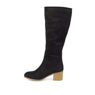 SANORA KNEE HIGH BOOTS IN FAUX SUEDE