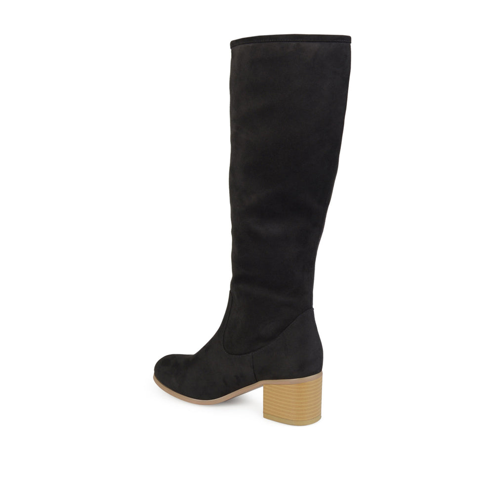 SANORA KNEE HIGH BOOTS IN FAUX SUEDE