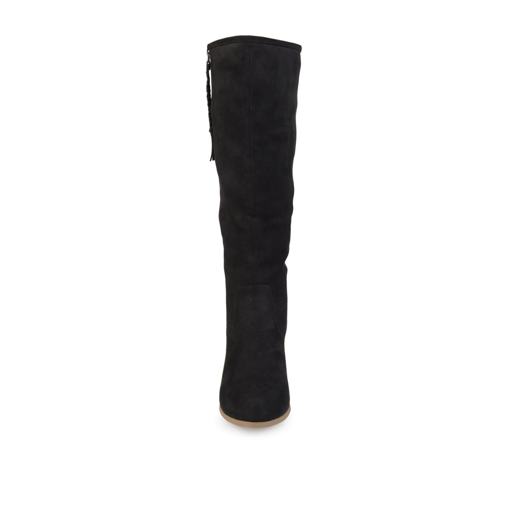 SANORA KNEE HIGH BOOTS IN FAUX SUEDE