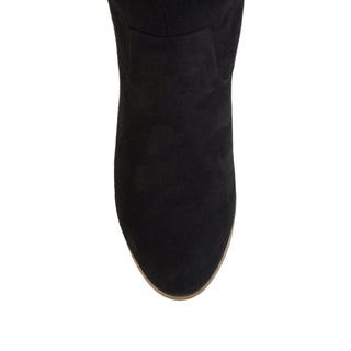 SANORA KNEE HIGH BOOTS IN FAUX SUEDE