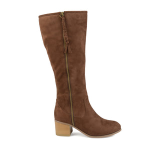 SANORA KNEE HIGH BOOTS IN FAUX SUEDE