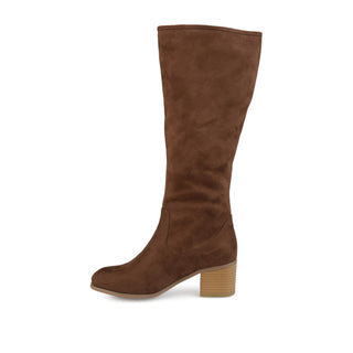 SANORA KNEE HIGH BOOTS IN FAUX SUEDE