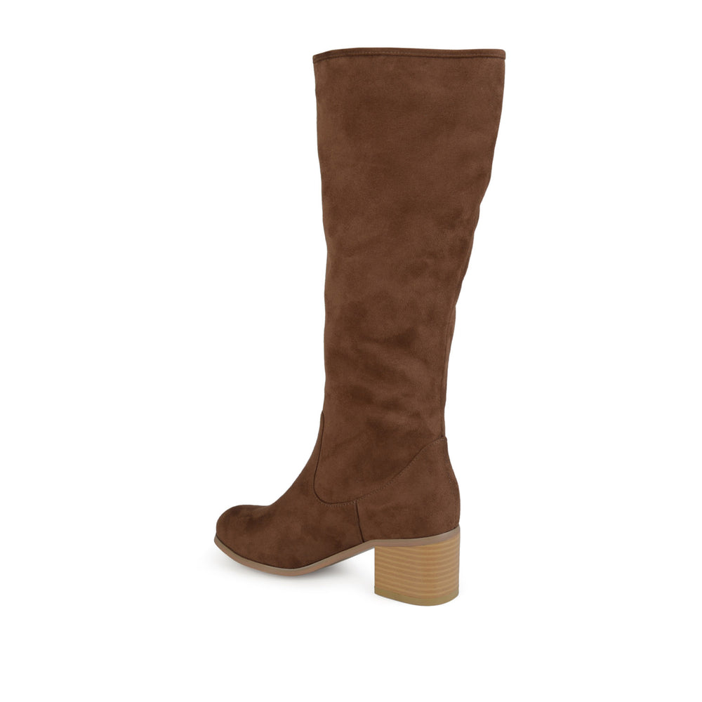 SANORA KNEE HIGH BOOTS IN FAUX SUEDE