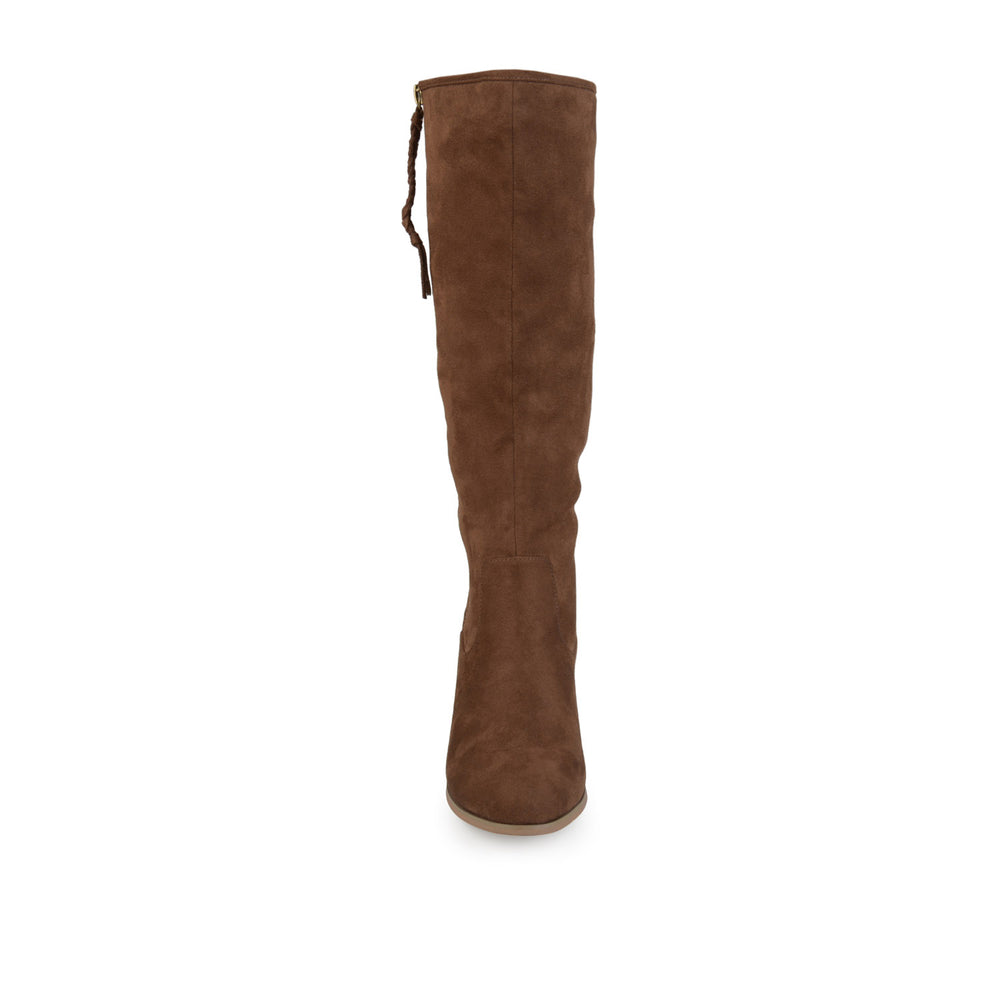 SANORA KNEE HIGH BOOTS IN FAUX SUEDE