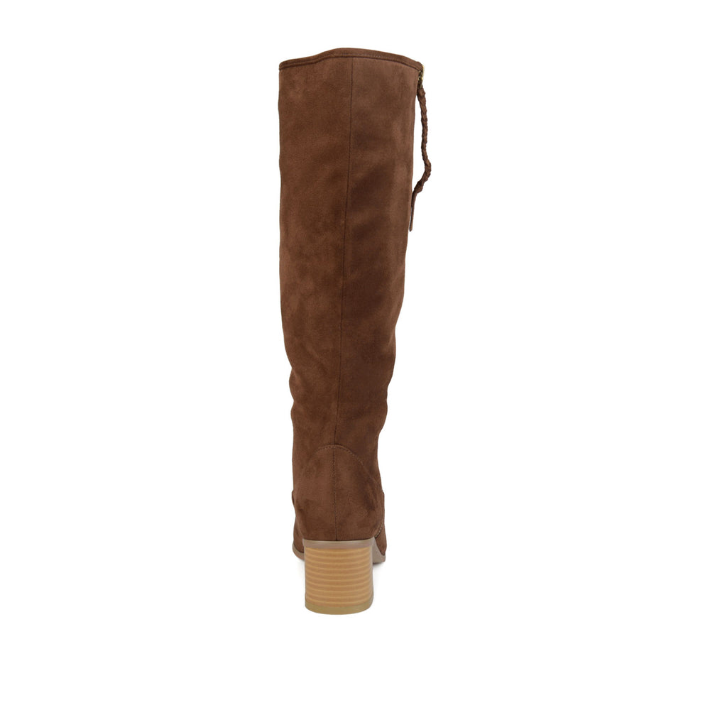 SANORA KNEE HIGH BOOTS IN FAUX SUEDE