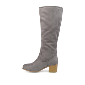 SANORA KNEE HIGH BOOTS IN WIDE CALF - Grey