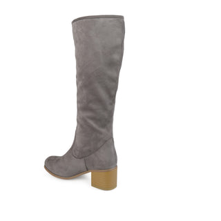 SANORA KNEE HIGH BOOTS IN FAUX SUEDE