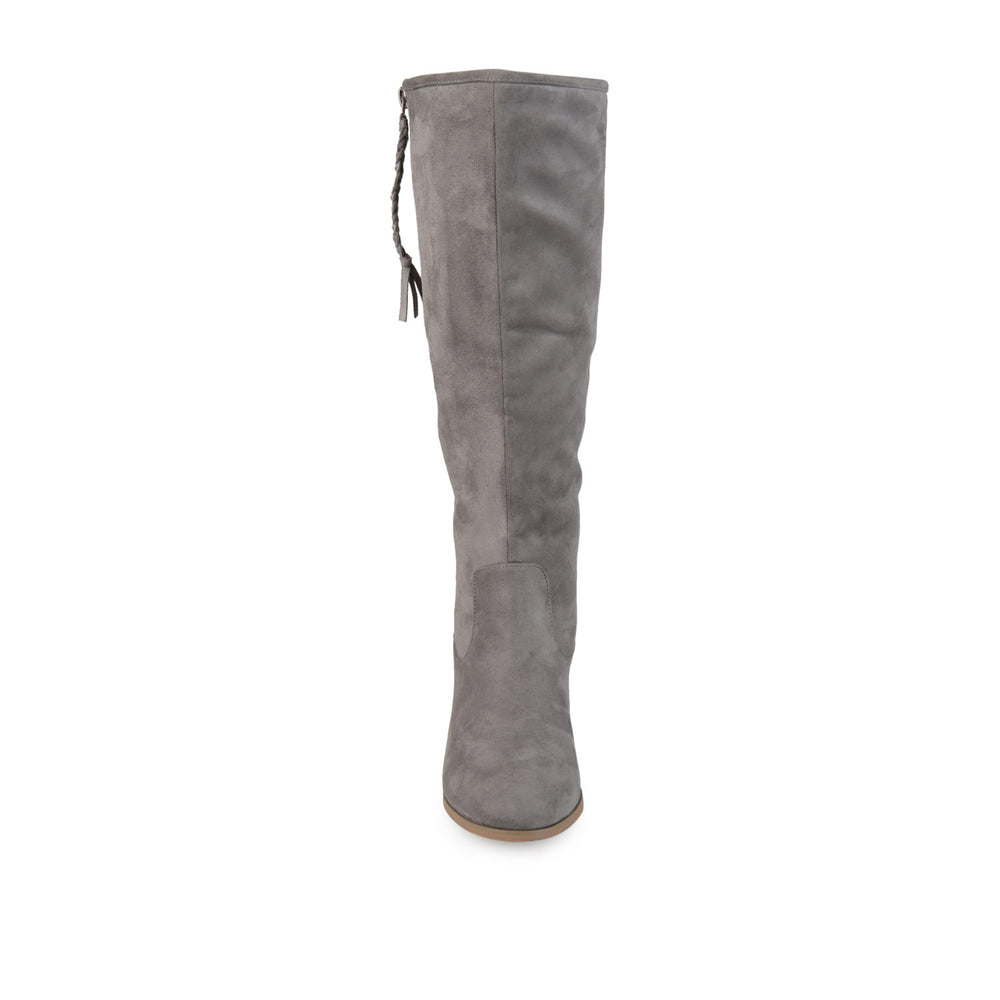 SANORA KNEE HIGH BOOTS IN FAUX SUEDE