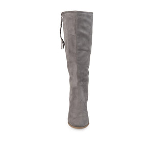 SANORA KNEE HIGH BOOTS IN WIDE CALF - Grey