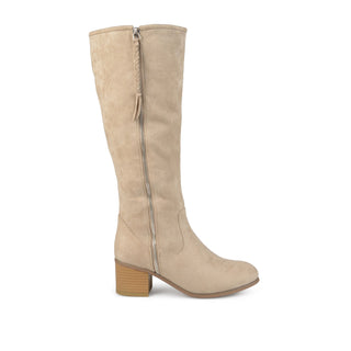 SANORA KNEE HIGH BOOTS IN FAUX SUEDE