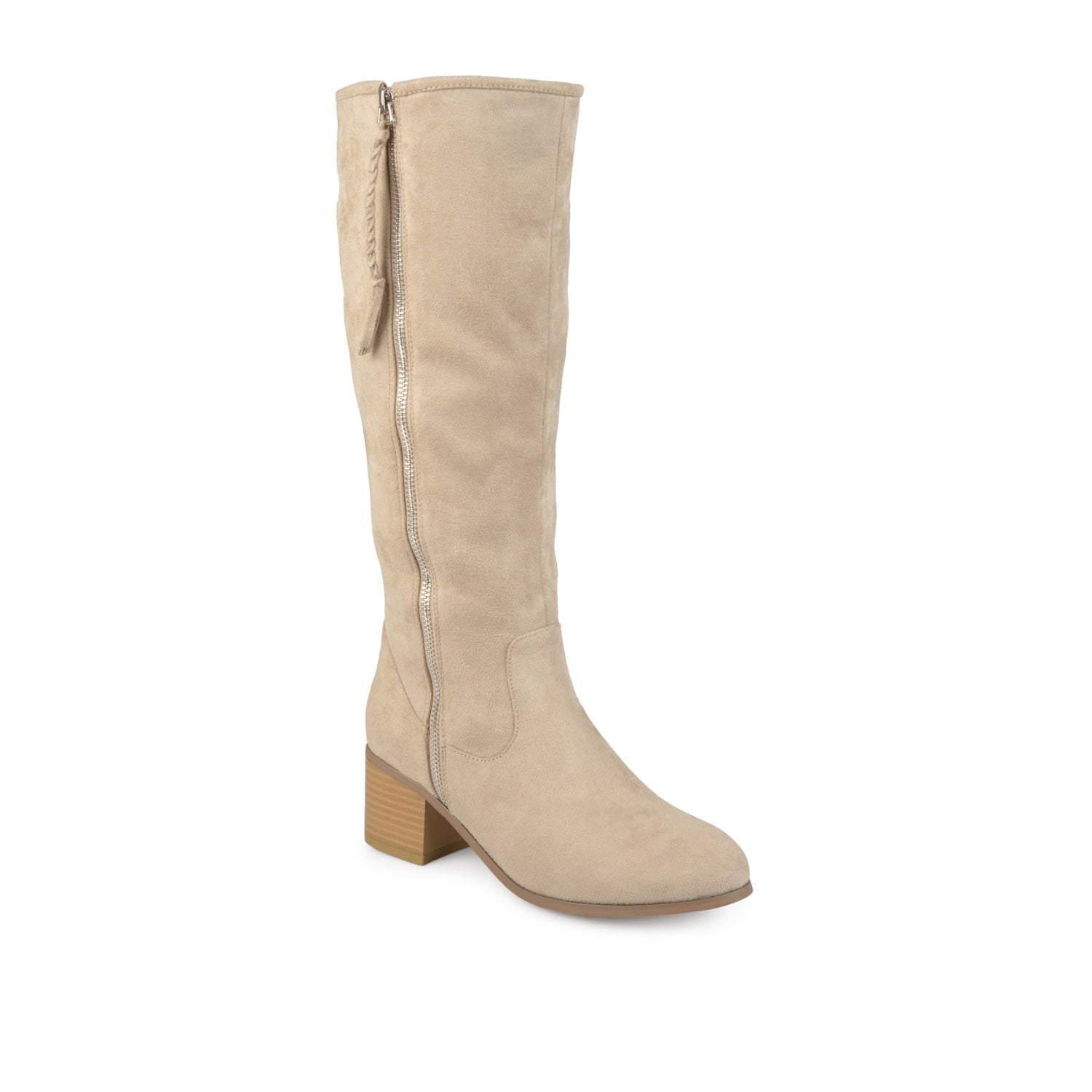 SANORA KNEE HIGH BOOTS IN WIDE CALF - Stone