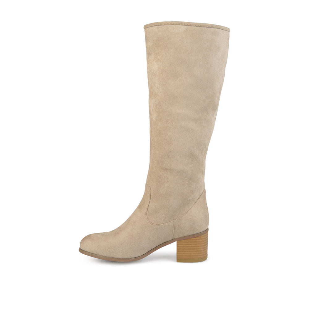 SANORA KNEE HIGH BOOTS IN FAUX SUEDE