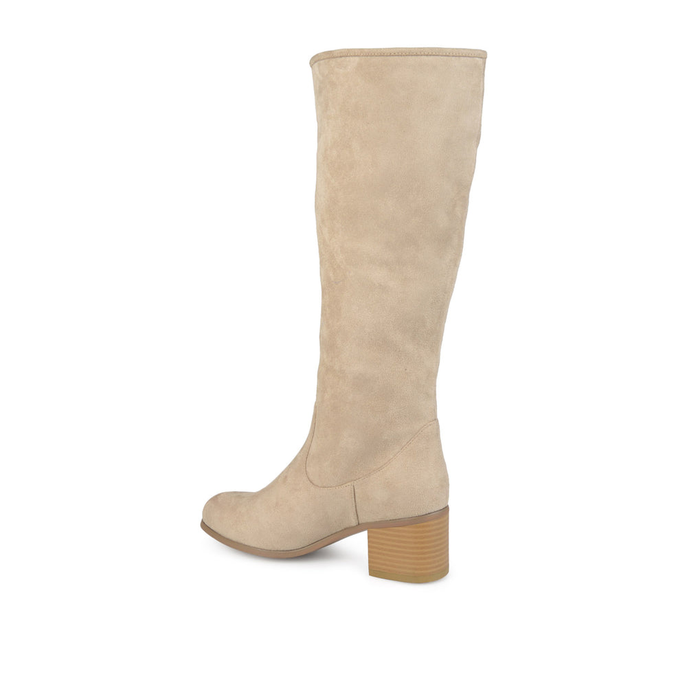 SANORA KNEE HIGH BOOTS IN FAUX SUEDE