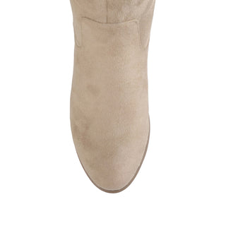 SANORA KNEE HIGH BOOTS IN FAUX SUEDE