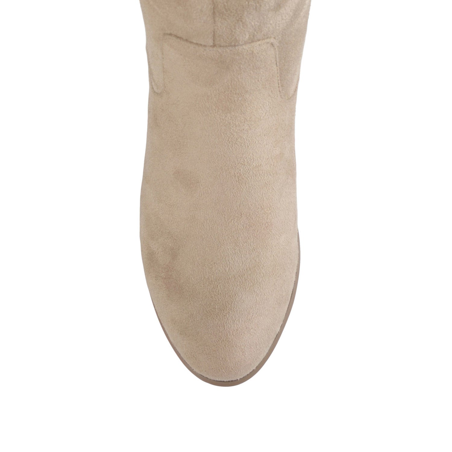 SANORA KNEE HIGH BOOTS IN WIDE CALF - Stone