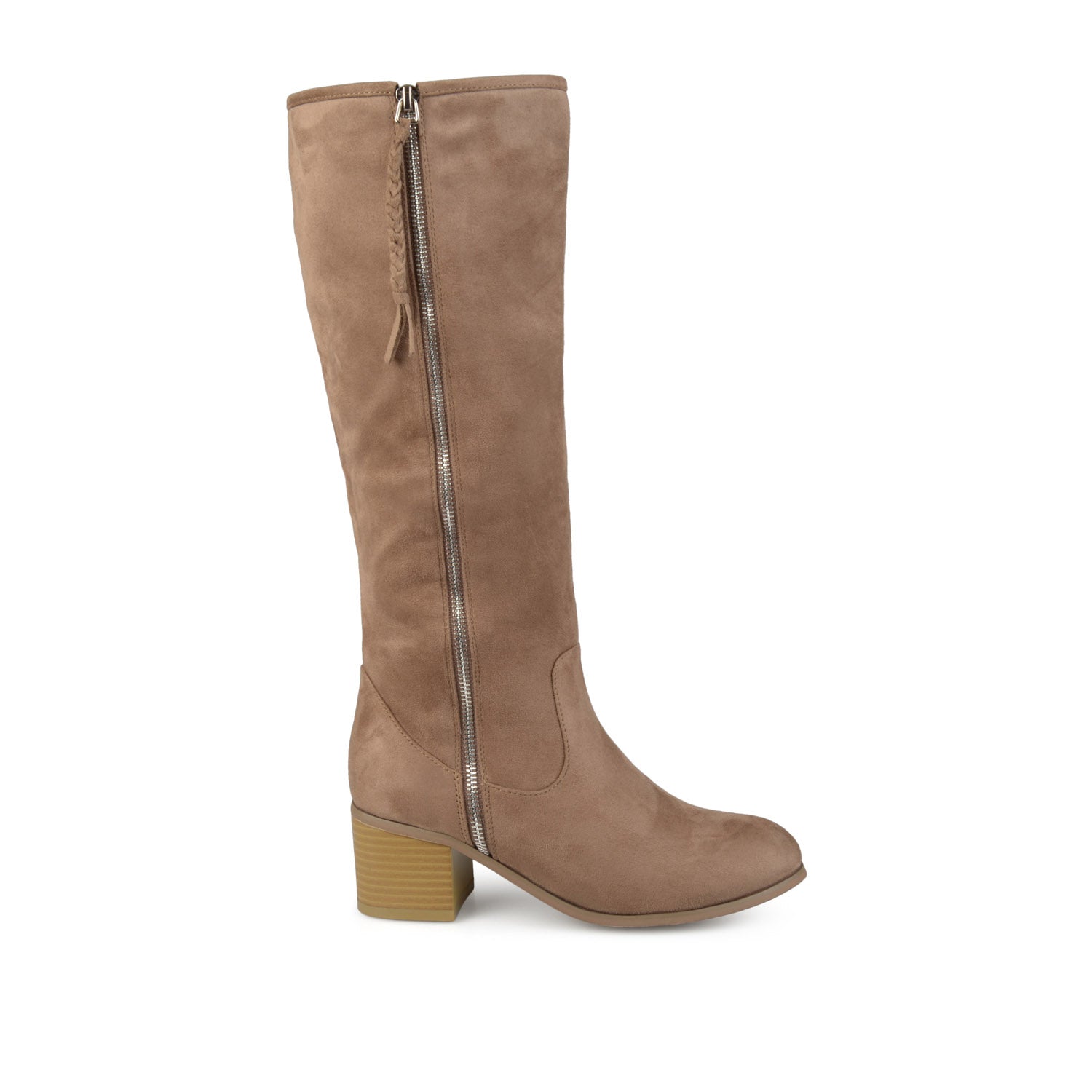 SANORA KNEE HIGH BOOTS IN FAUX SUEDE