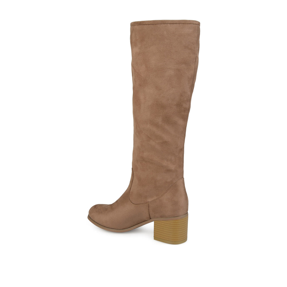 SANORA KNEE HIGH BOOTS IN FAUX SUEDE