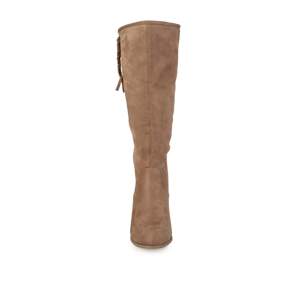 SANORA KNEE HIGH BOOTS IN FAUX SUEDE