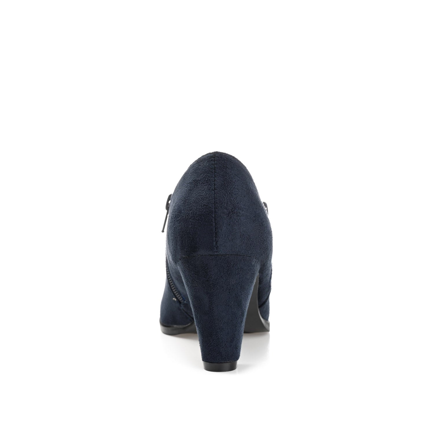 SANZI ZIP-UP BOOTIES IN WIDE - Navy Nubuck