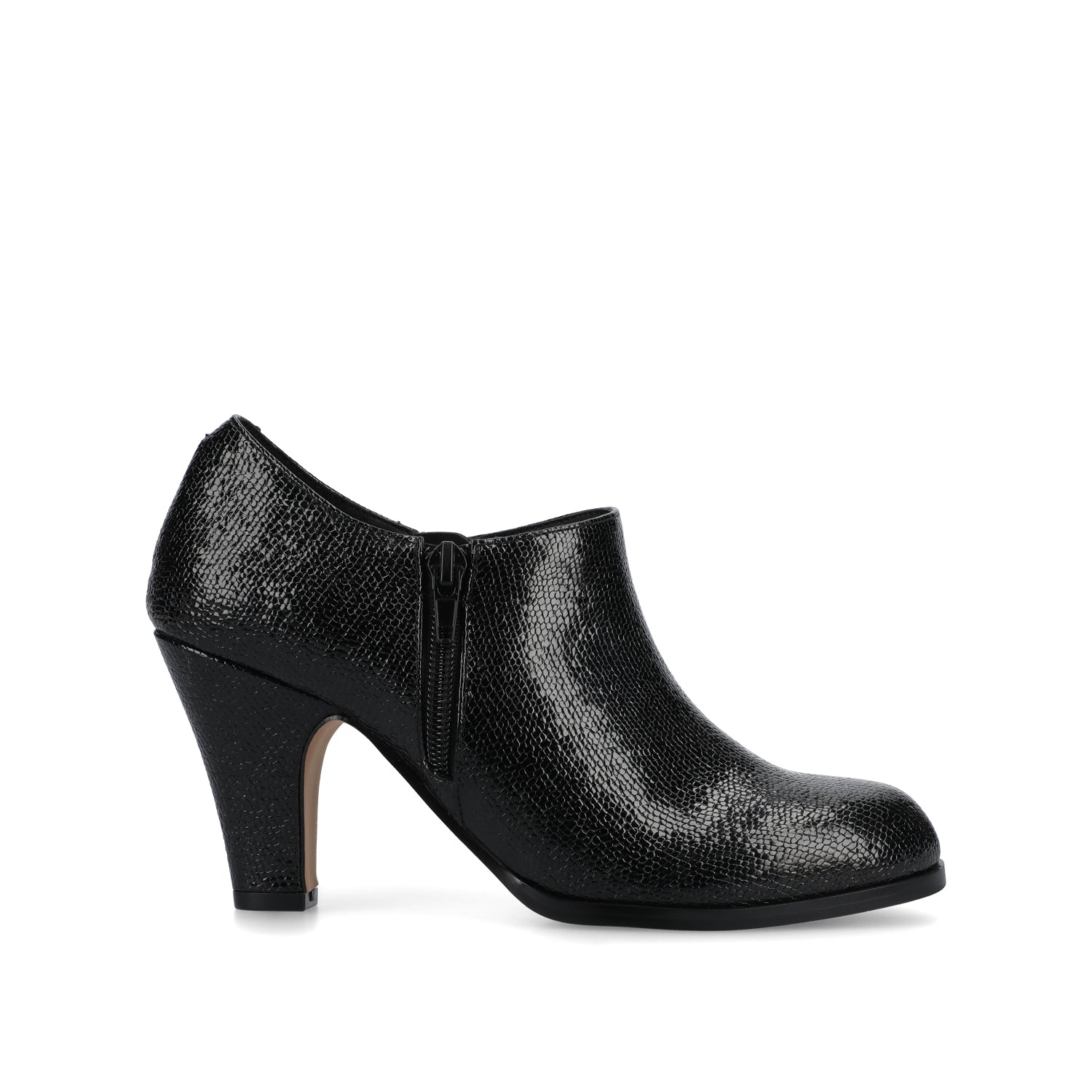 SANZI ZIP-UP BOOTIES IN WIDE