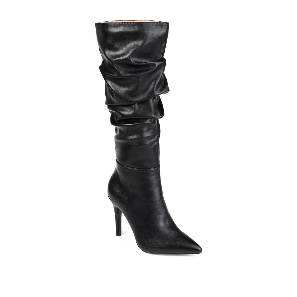 SARIE STILETTO HEELED BOOTS IN FAUX LEATHER