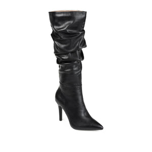 SARIE IN STILETTO HEELED BOOTS IN X-WIDE CALF - Black