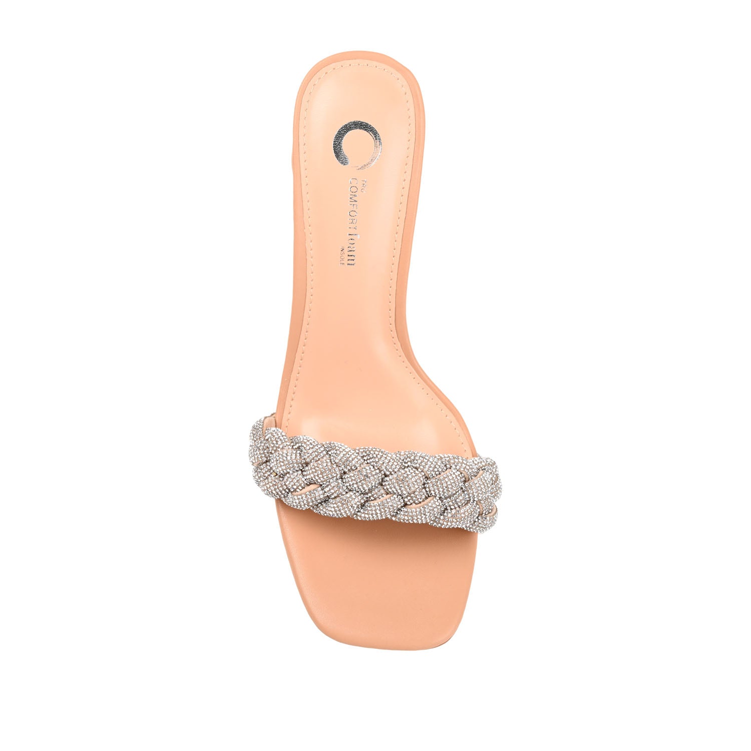 SASHAA TOE BAND HEELS IN FAUX LEATHER