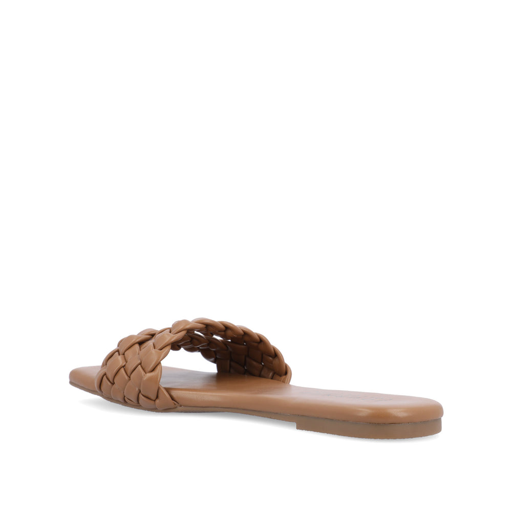 SAWYERR STATEMENT SLIDE SANDALS IN WIDE